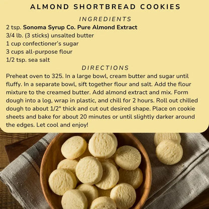 Extracto De Almendra Pura 240 Ml Ideal Para Hornear Y Cocinar