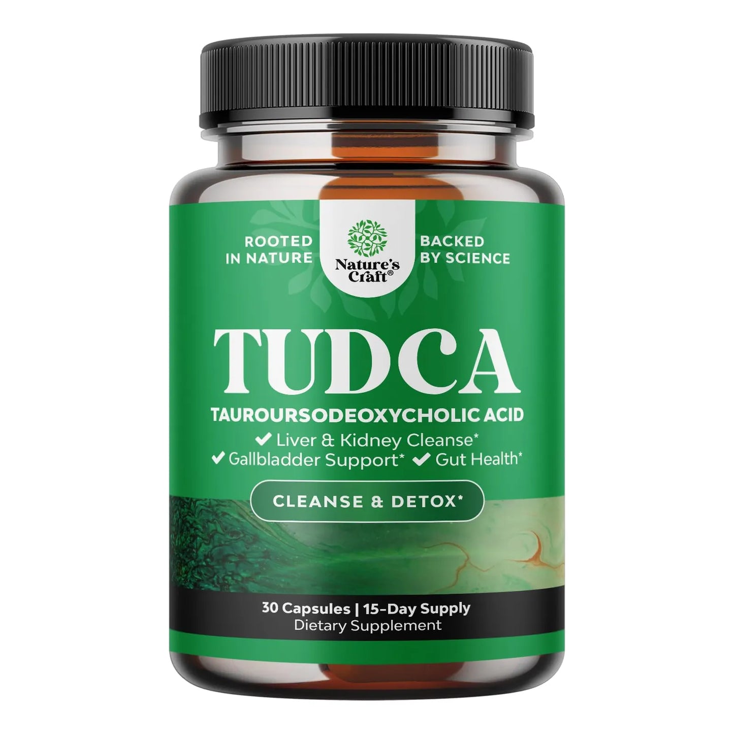 Suplemento TUDCA 500mg Apoyo Hepático Renal Y Vesícula Biliar De Alta Pureza