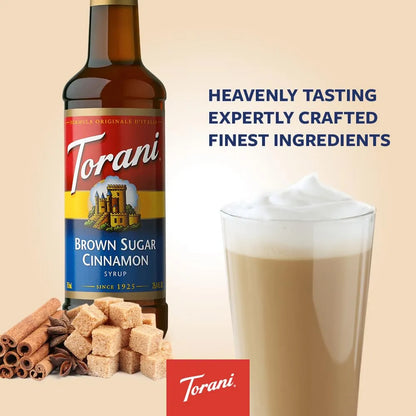 Jarabe De Canela Y Azúcar Moreno Torani 740 Ml Endulza Naturalmente