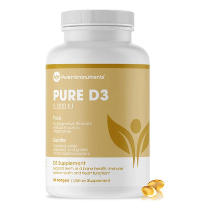 Vitamina D3 5000 UI Colecalciferol Soporte Inmunologico Huesos Y Musculos 90 Capsulas