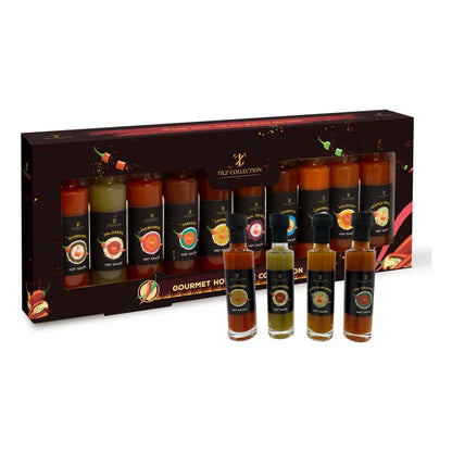 Set Regalo Salsa Picante Colección Chile 10 Sabores Importado