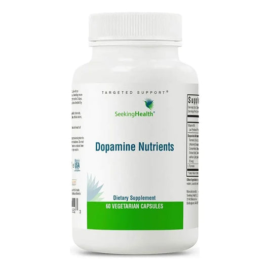Suplemento Dopamina Energía Antioxidantes 60 Cápsulas Vegetariano