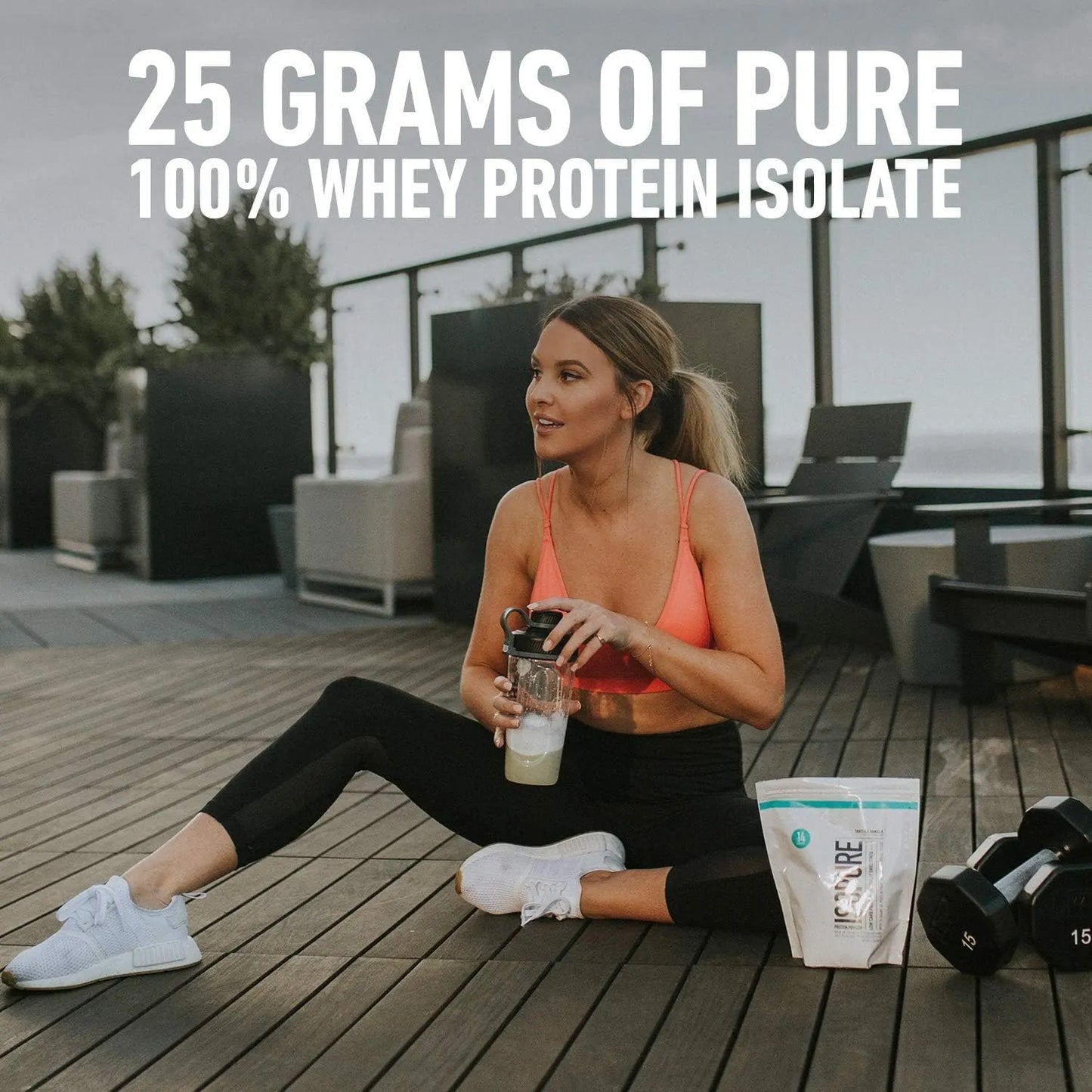 Isopure Polvo De Proteina 100 Aislado Sabor Vainilla 25G Keto Friendly