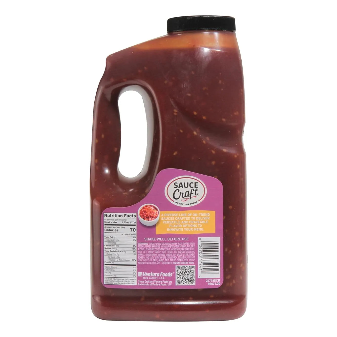 Salsa Gochujang Ventura Foods 300G Sabor Umami Versatil Coreana