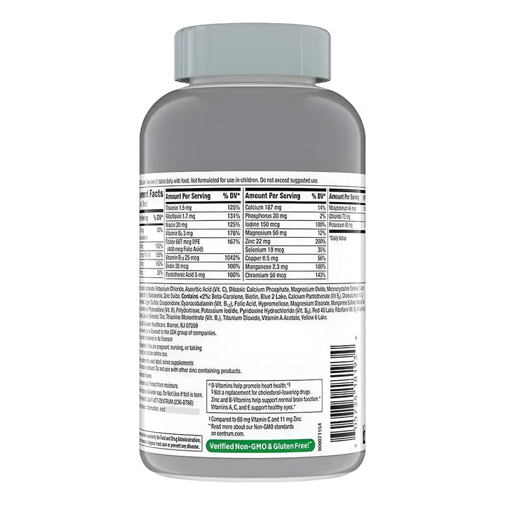 Multivitaminas Centrum Silver Adultos 50+ 325 Tabletas - Imagen 4