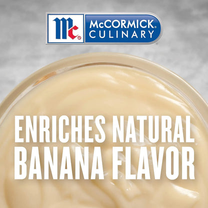 Extracto De Platano McCormick 16 Onzas Sabor Premium Para Postres Y Reposteria