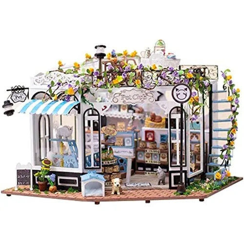 Joy House Kit Pet Shop DIY Miniatura Dollhouse Crea Tu Tienda De Mascotas