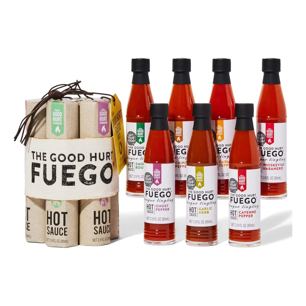 The Good Hurt Fuego 7 Salsas Picantes De Todo El Mundo Un Regalo Exquisito Para Amantes Del Picante