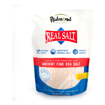 Redmond Real Salt 737 Grs Sal Natural Con 60 Minerales Esenciales Pura Y Deliciosa