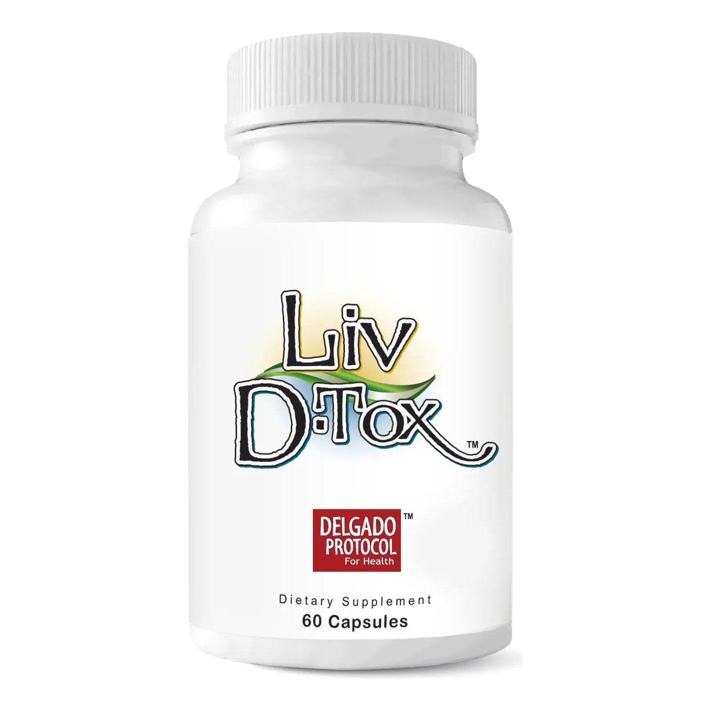 Liv D-Tox 60 Cápsulas Suplemento De Desintoxicación Hepática Con Cúrcuma Y Cardo Mariano