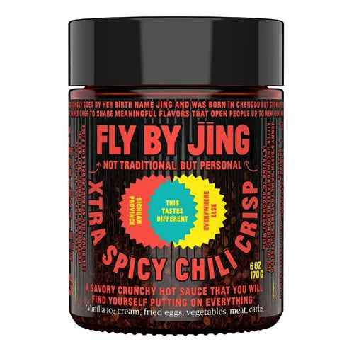 Salsa De Aceite De Chile Picante Crujiente Flybyjing Xtra Intenso Sabor Y Textura Unica