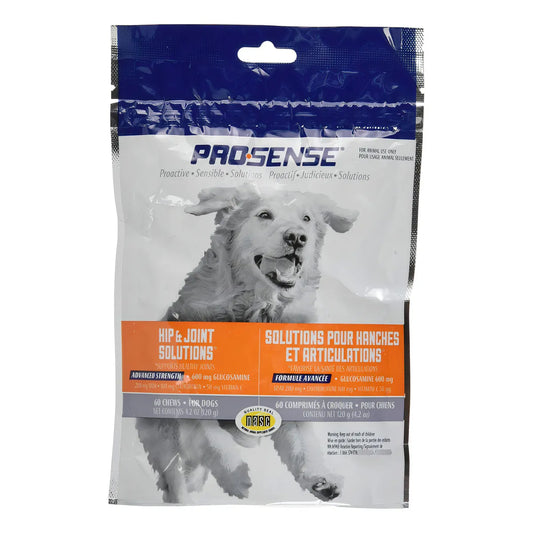 Masticables De Glucosamina Avanzada 60 Unidades Para Alivio Articular En Perros