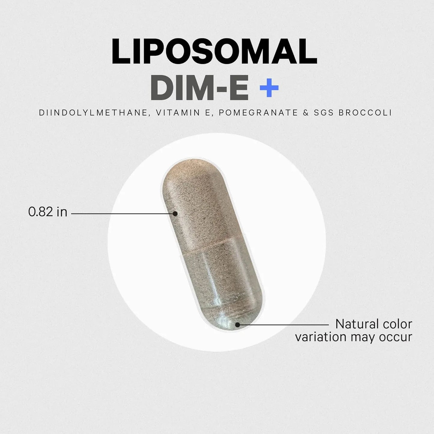 Vitamina DIM Liposomal Con Granada Y Brócoli Codeage 120 Cápsulas