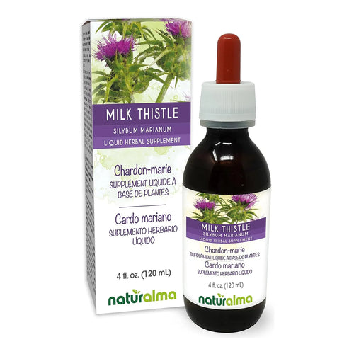 Tintura Natural Cardo Mariano Extracto Liquido 120 Ml Gotas Vegano Sin Alcohol
