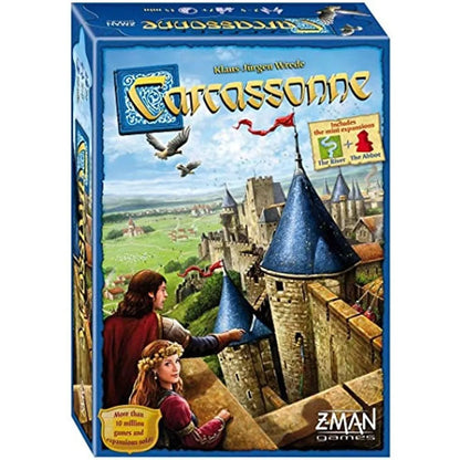 Juego De Mesa Carcassonne Estrategia Y Diversión Para 2 A 5 Jugadores Incluye Expansiones