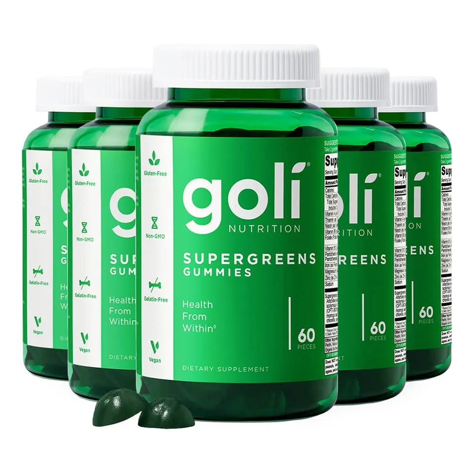 Gomitas Supergreens Vitaminas Minerales 300 Unidades Vegano Sin Gluten
