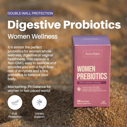 Probióticos Vaginales Ph Balance 60 Mil Millones CFU Salud Íntima Y Digestiva