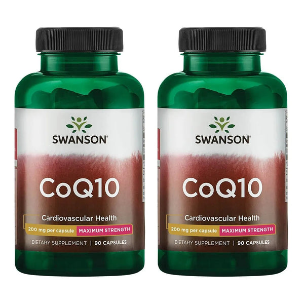 CoQ10 200 Mg Antioxidante Energía Cerebral Y Salud Cardíaca 90 Cápsulas