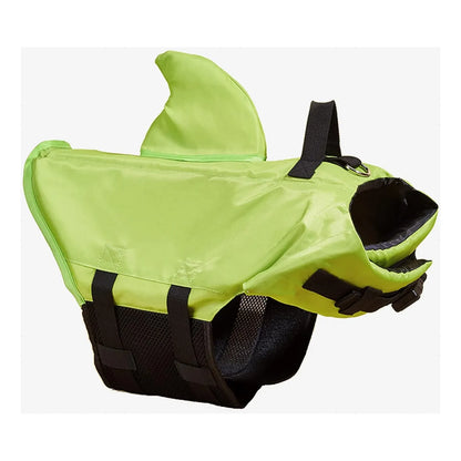 Chaleco Salvavidas Tiburón Perros Azul Naranja Traje Baño G XS Seguro Divertido