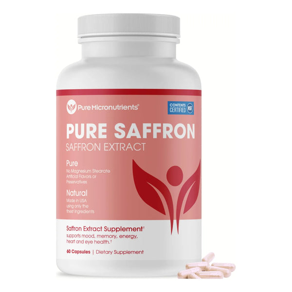 Capsulas De Extracto De Azafran 100 Puro Energia Y Bienestar