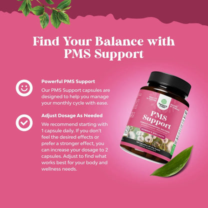 Suplemento Para Síndrome Premenstrual Alivia Calambres Equilibrio Hormonal Natural