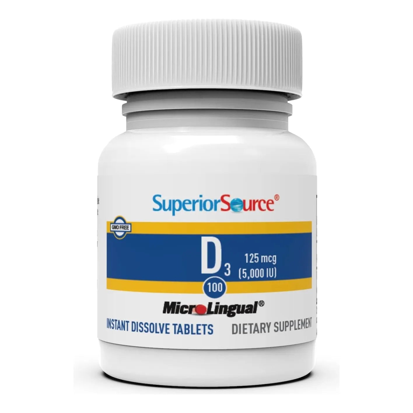 Vitamina D3 Extra Fuerte 5000 Ui 100 Tabletas Disolucion Rapida Calidad Premium