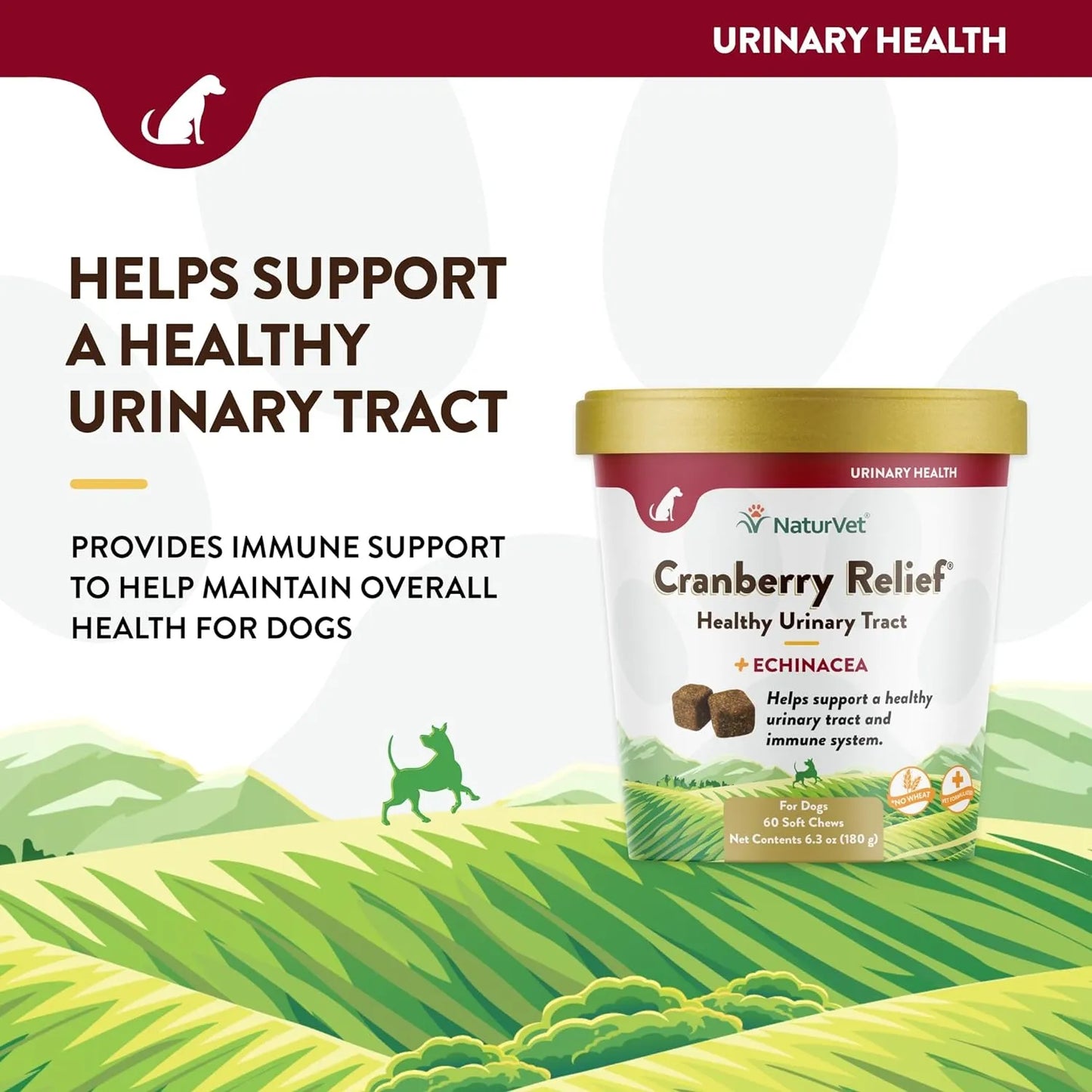 Bocados Masticables Con Arándanos Y Equinácea Para Salud Urinaria E Inmunológica De Tu Perro