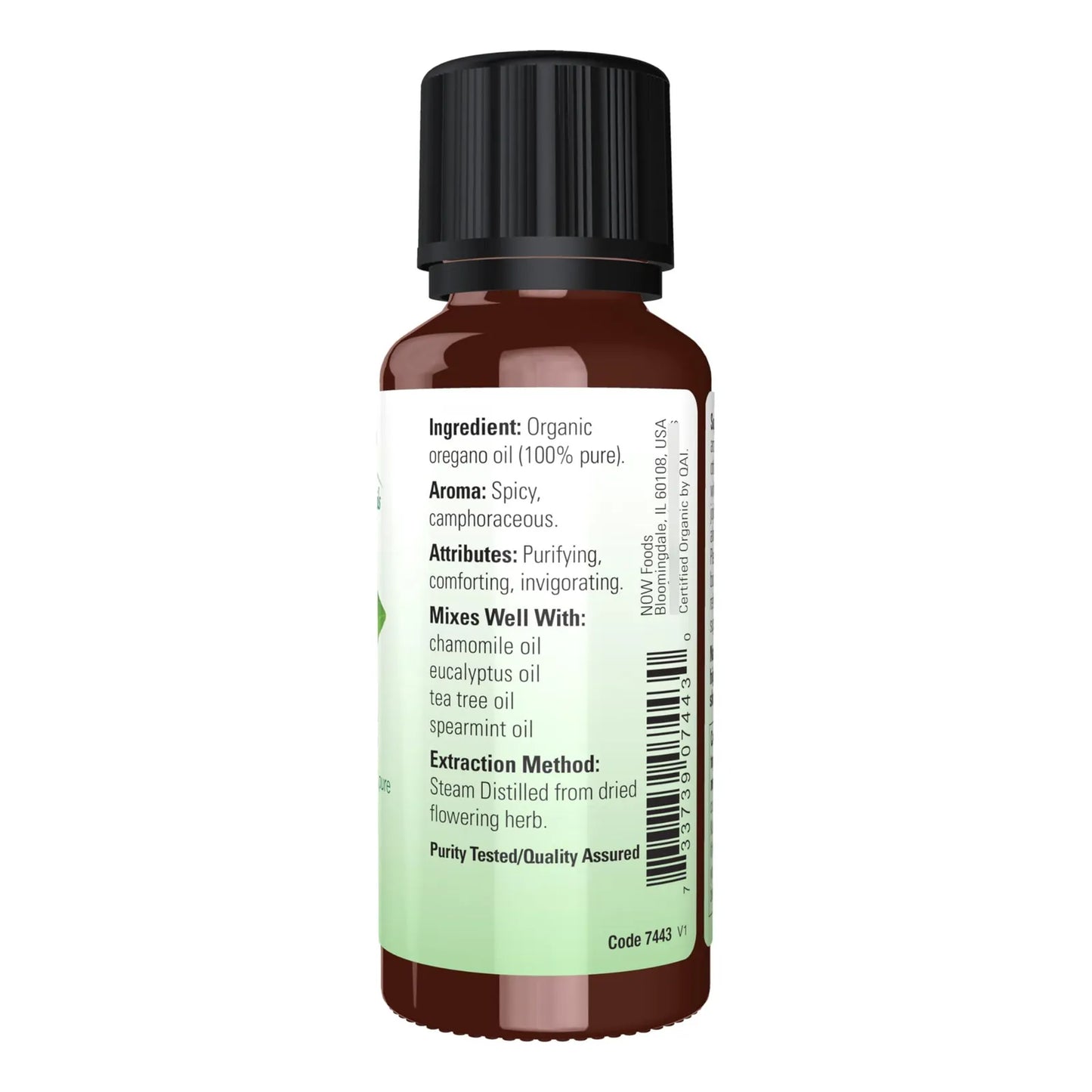 Aceite De Orégano Orgánico 100 Puro Aromaterapia Vegano 1 Onza