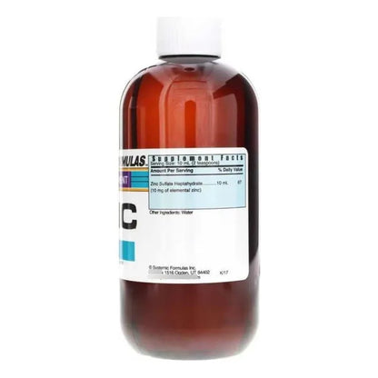 Zinc Quelato Liquido 240 Ml Refuerza Sistema Inmunologico Y Metabolismo Vegano Sin Gluten