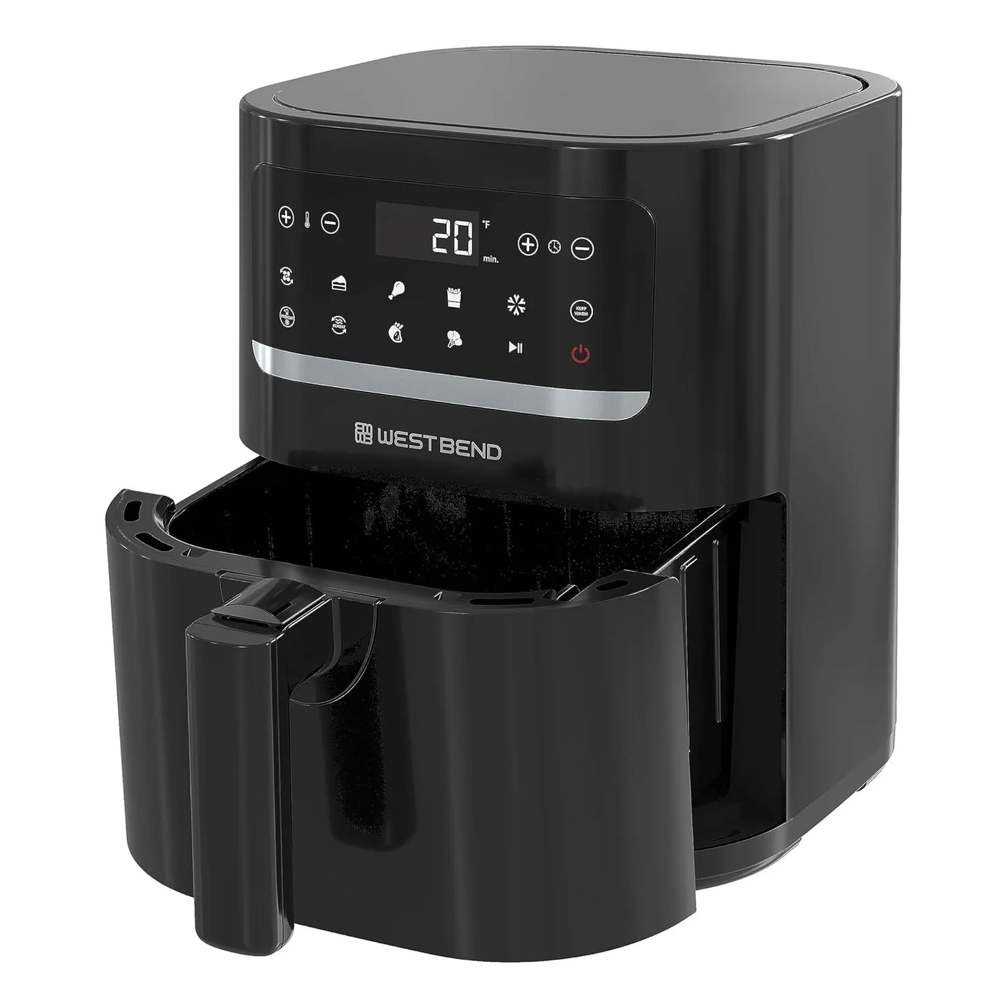 Freidora De Aire Compacta 5L Digital 10 Programas Revestimiento Diamante