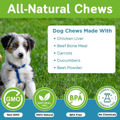 Masticables Naturales De Cardo Mariano Para Perros Con Aceite De Salmon Y Curcumina Soporte Hepatico Y Renal