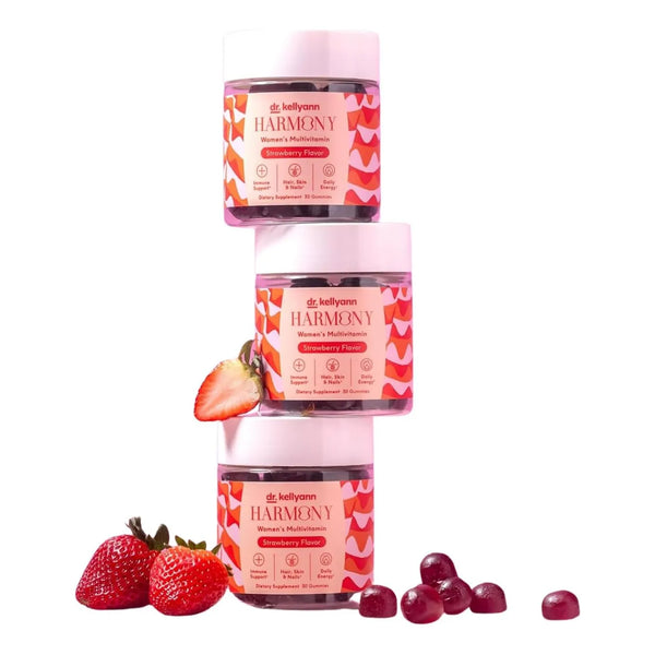 Gomitas Multivitaminicas Diarias Para Mujer Dr Kellyann Sabor A Bayas Energia E Inmunidad