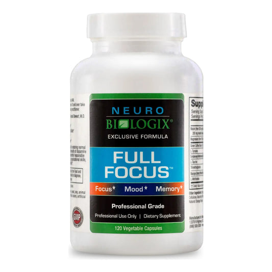 Suplemento Full Focus Nootropics Para Memoria Concentracion Y Cognicion 120 Capsulas