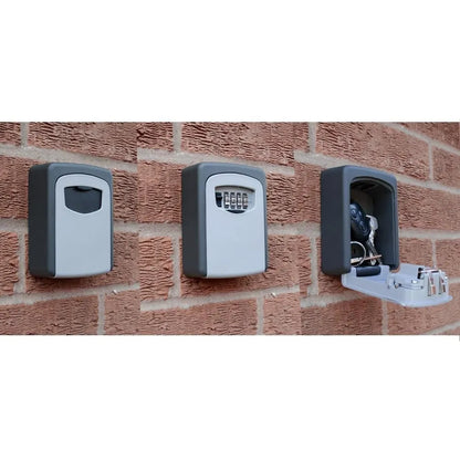 Caja De Llaves Combinada 4 Digitos Acero Resistente Exterior Seguridad Maxima