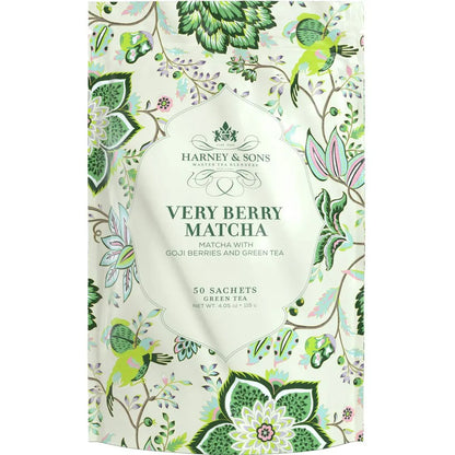 Té Matcha Sabor Berry Bolsa 50 Bolsitas Antioxidante Y Energizante