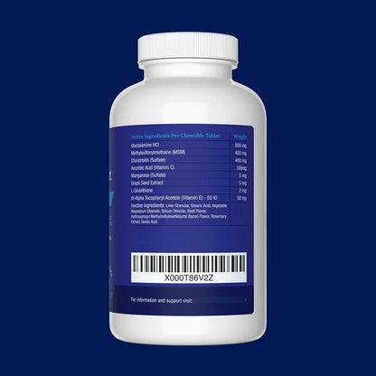 Suplemento Articular Perros Grandes Tabletas Masticables Con Glucosamina Condroitina MSM