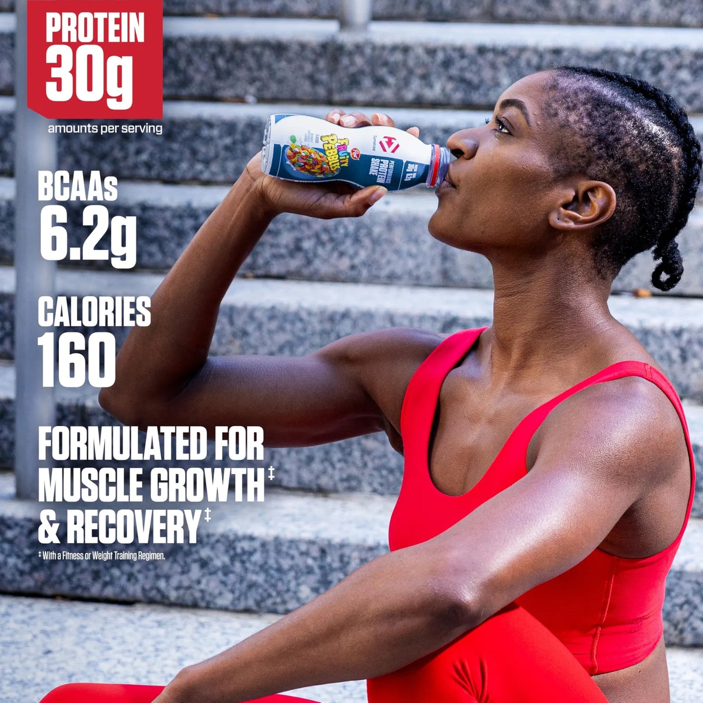 Batido Proteico Frutas Tropicales 30G Proteina Recuperacion Muscular