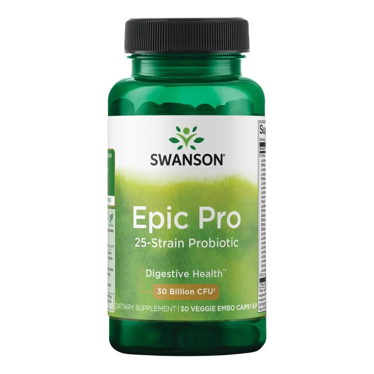 Probiótico Swanson Epic Pro 25 Cepas 30 Mil Millones UFC Salud Digestiva E Inmunológica
