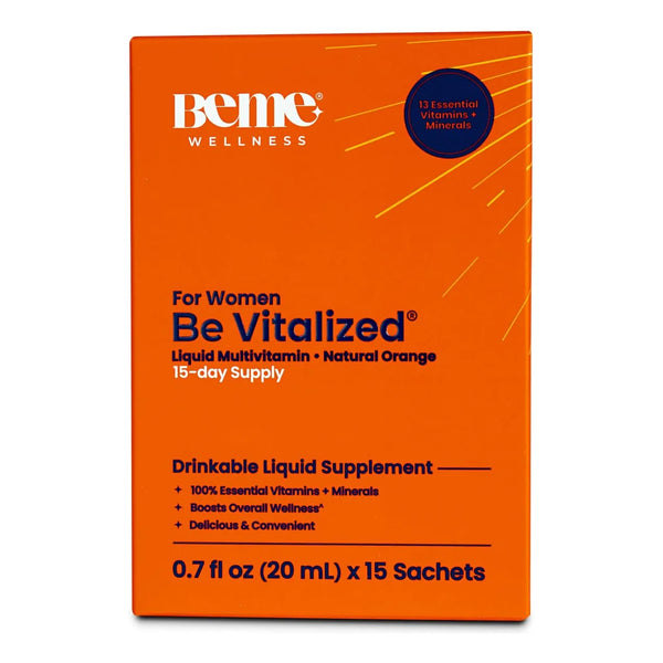 Multivitamínico Líquido Be Vitalized Para Mujeres Con Vitaminas A B C D E K