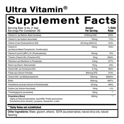 Vitamina Liposomal Ultra Energia Suplemento Multivitaminico Liquido Antioxidante Complejo B