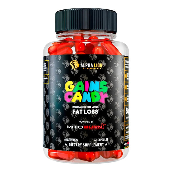 Gains Candy Píldoras Pérdida Peso Supresor Apetito Energía Metabolismo