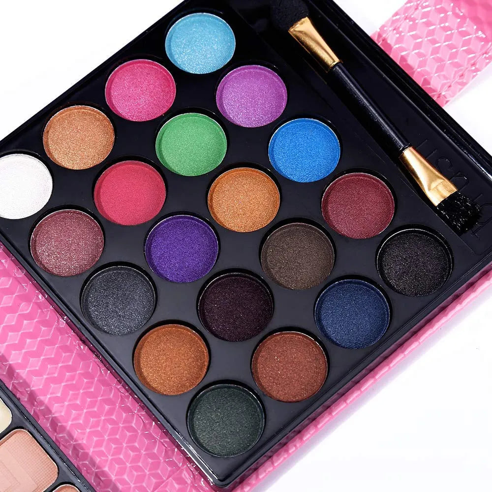 Kit Maquillaje Profesional 20 Sombras 6 Brillos Todo En Uno
