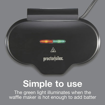 Máquina Hacer Gofres Doble Proctor Silex Rejillas Antiadherentes Compacta
