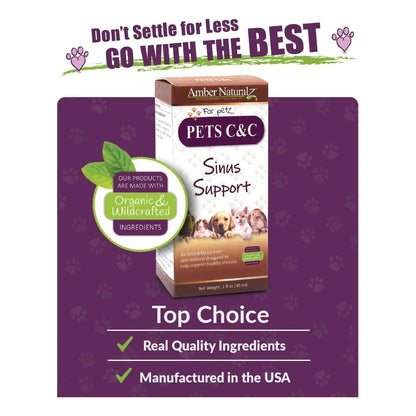 Suplemento Hierbas Mascotas Pet C C Para Senos Nasales Y Salud Respiratoria