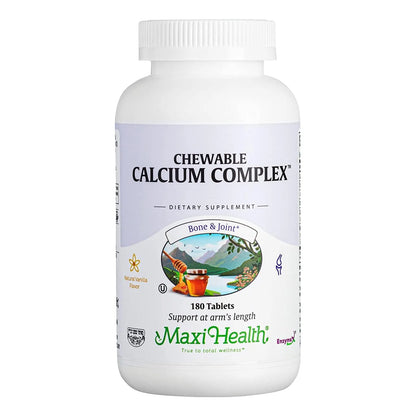 Complejo Masticable De Calcio 1000 Mg Con Vitamina D3 1000 U Soporte Huesos Y Dientes 180 Tabletas