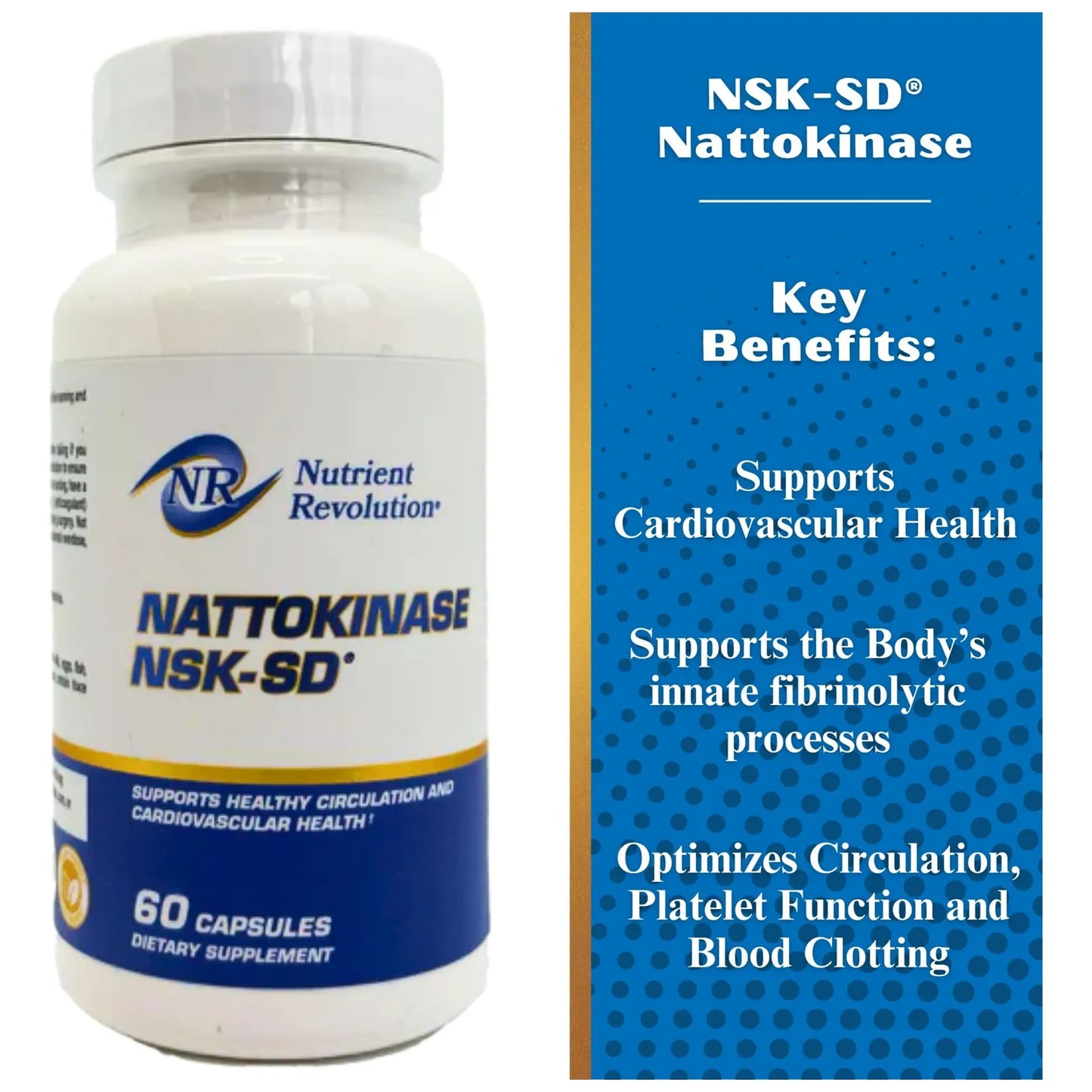 Nattoquinasa NSK SD 90 Capsulas 20000 FU Apoyo Cardiovascular