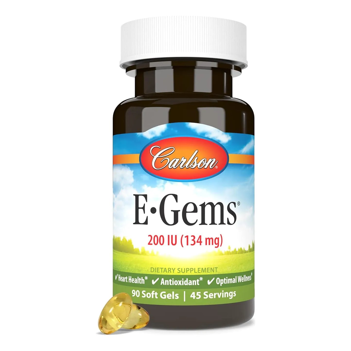 Vitamina E Natural 200 UI 134 Mg 90 Geles Blandos Bienestar Óptimo