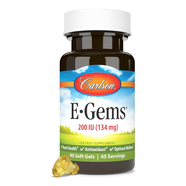 Vitamina E Natural 200 UI 134 Mg 90 Geles Blandos Bienestar Óptimo