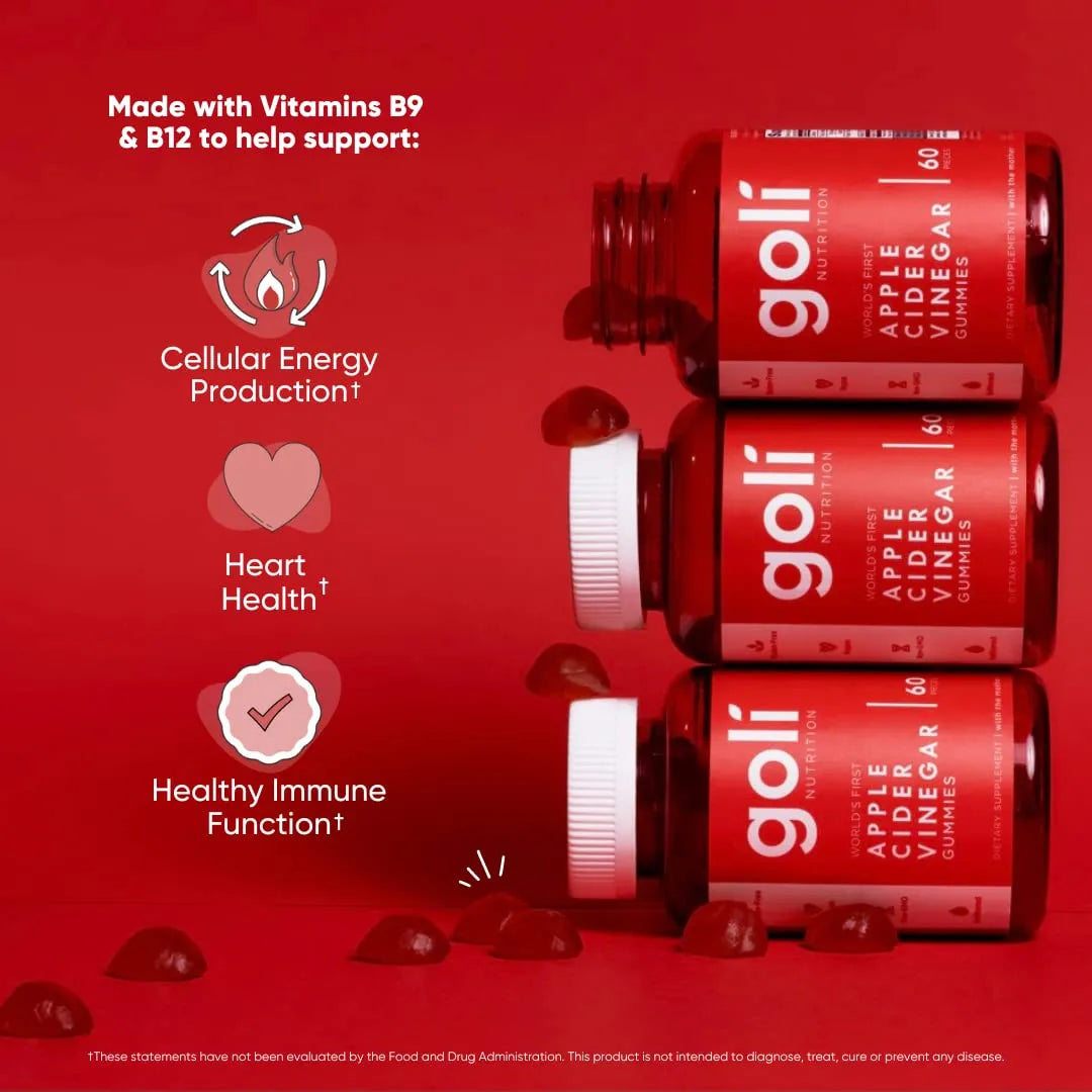 Vitaminas Gomosas Vinagre Sidra Manzana 300 Unidades B9 B12 Veganas Sin Gluten