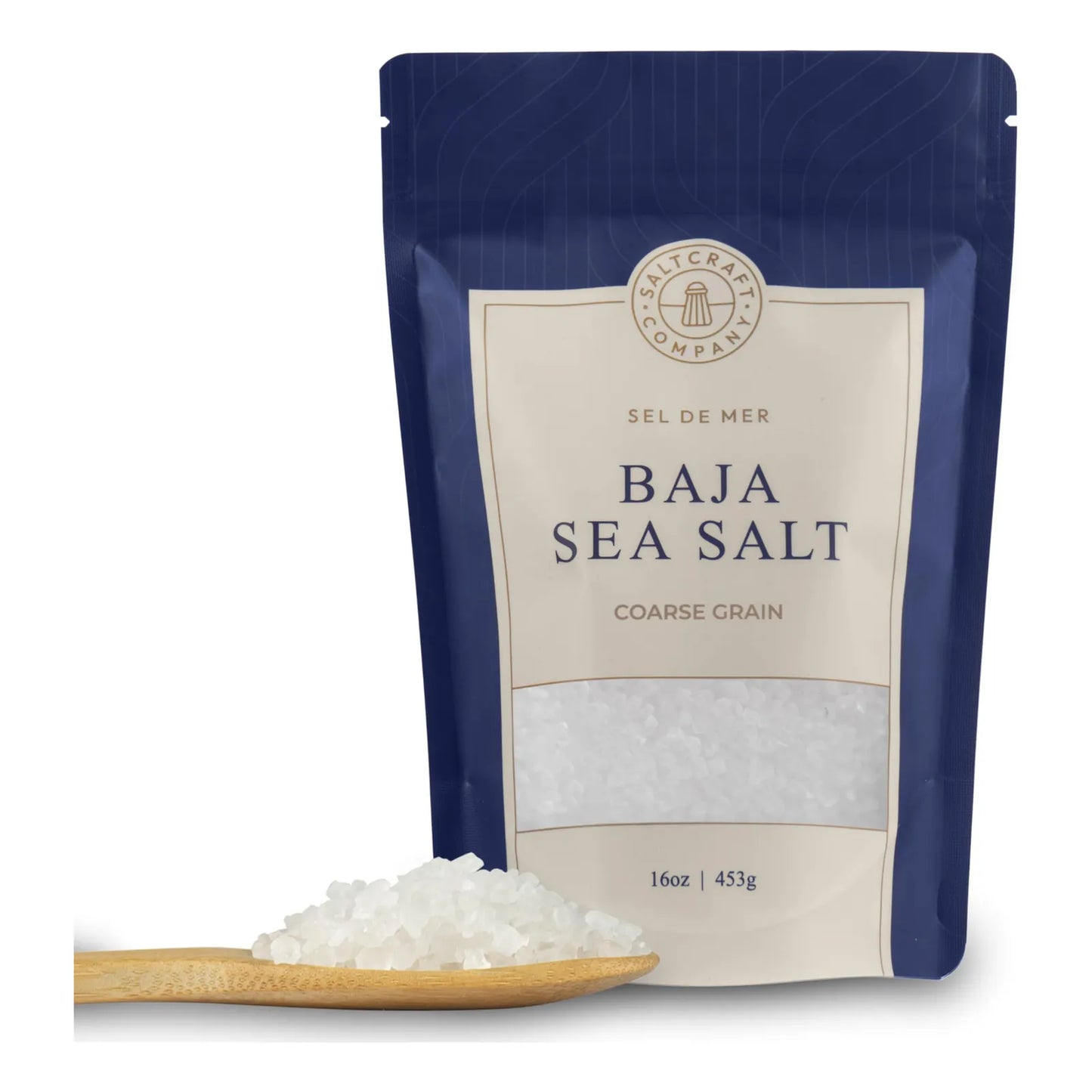 Sal Marina Baja Cristales Gruesos Bajo Sodio 30 Kosher 16 Onzas